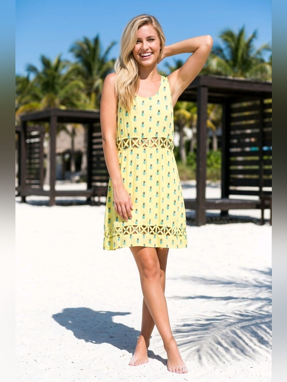 Seafolly pineapple dress/bathing suit coverup